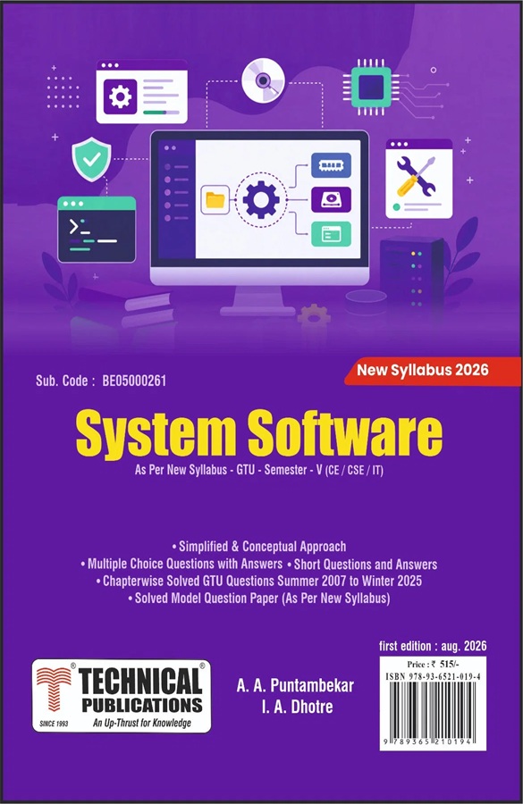 System Software- Technical Publication