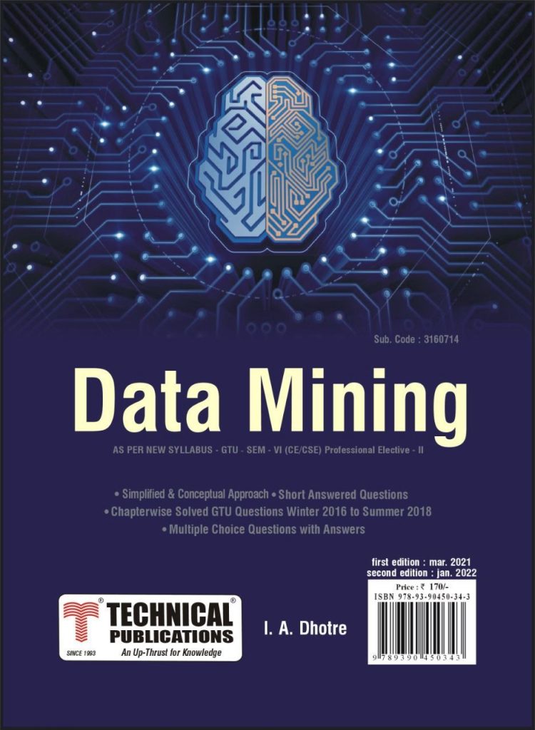Data Mining- Technical – Engineering Book Store