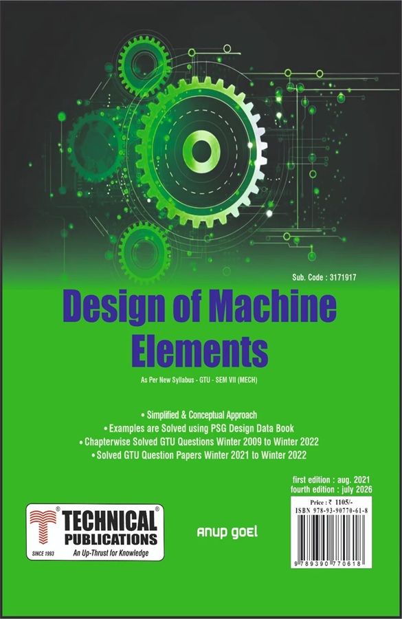 Design Of Machine Elements- Technical