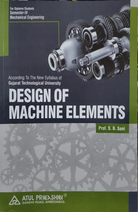 Design Of Machine Elements- English Medium