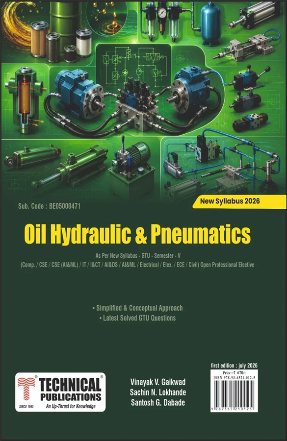 Oil Hydraulics and Pneumatics- Technical Publication