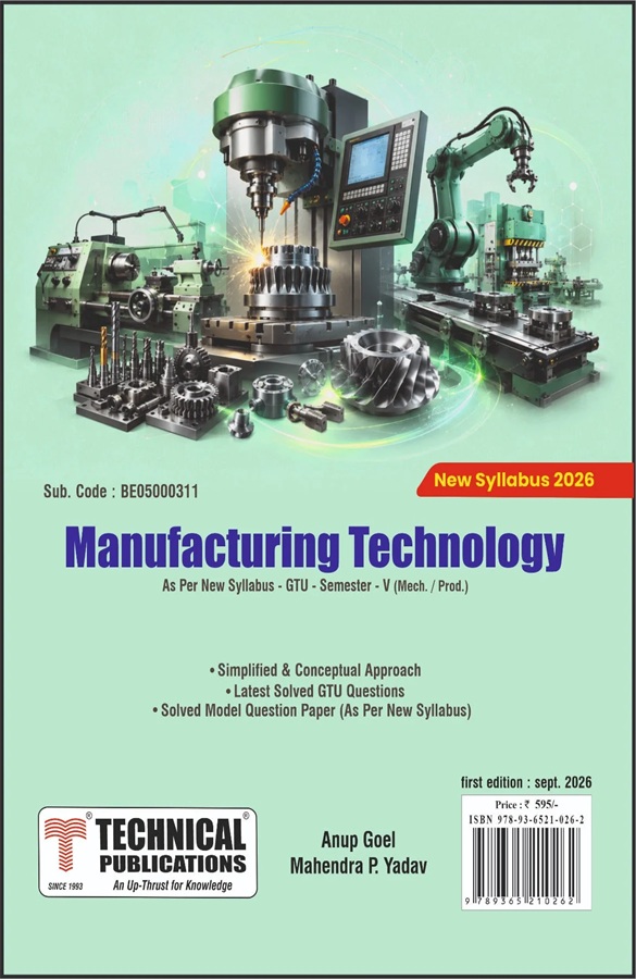 Manufacturing Technology- Technical