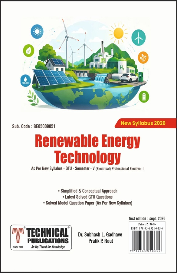 Renewable Energy Technology- Technical Publication