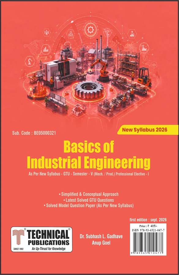 Basics of Industrial Engineering- Technical