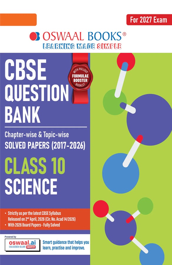 CBSE Class 10 Mathematics Basic Question Bank | Chapter & Topic-wise Solved Papers (2017–2026) | Based on Latest Syllabus (April 2026) | Includes 2026 Papers | | For 2027 Exam