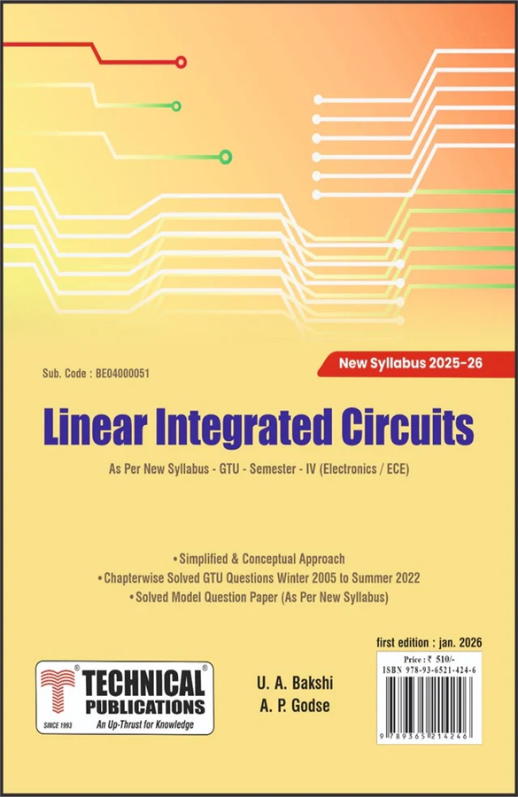 Linear Integrated Circuits- Technical Publication